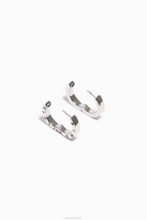 oorbellen met logo Bimba Y Lola zilver accessoires 4HDL1140