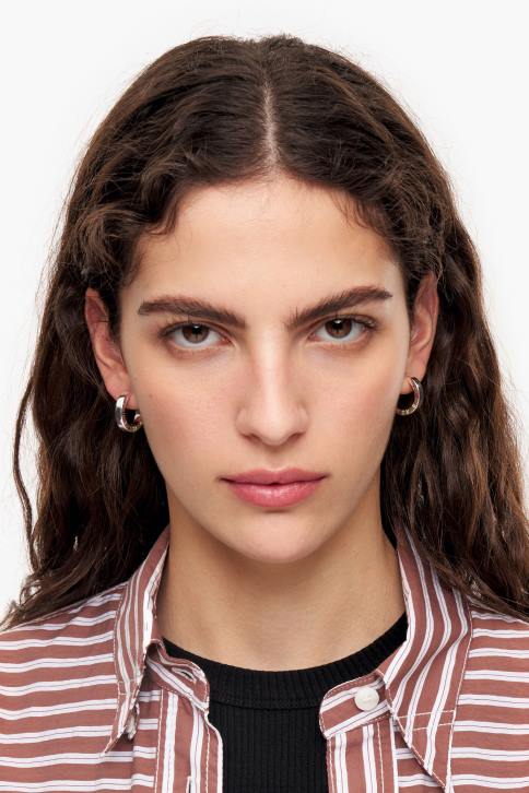 oorbellen met logo Bimba Y Lola zilver en veelkleurig accessoires 4HDL715