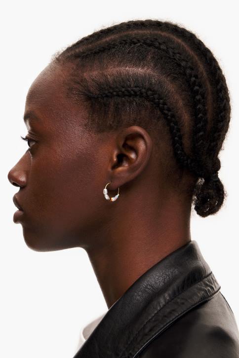 oorringen Bimba Y Lola veelkleurige parels en kralen accessoires 4HDL771