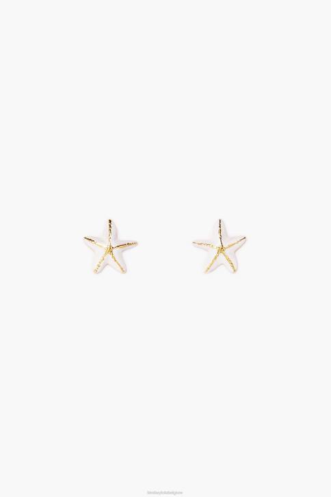 ster oorbellen Bimba Y Lola ivoor accessoires 4HDL712