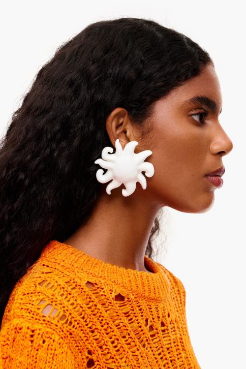 zon oorbellen Bimba Y Lola ivoor accessoires 4HDL705