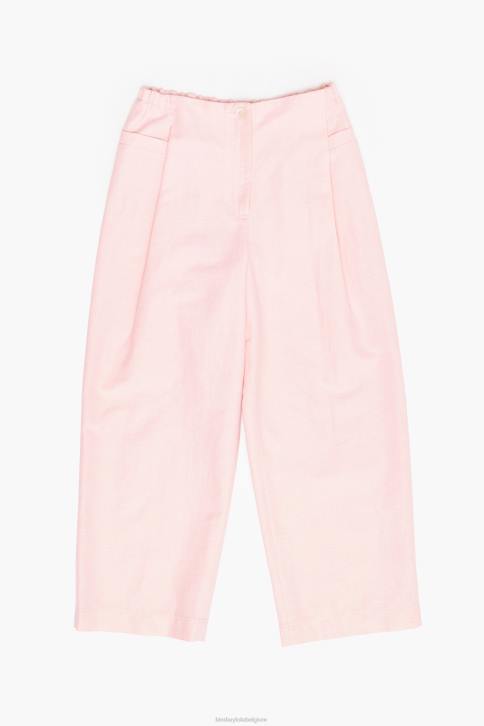 lichte linnen broek Bimba Y Lola roze kleding 4HDL395