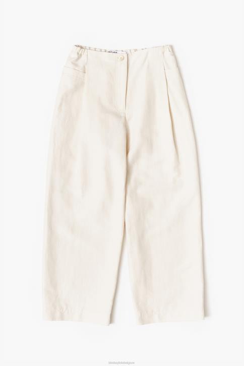 linnen broek Bimba Y Lola steen kleding 4HDL396
