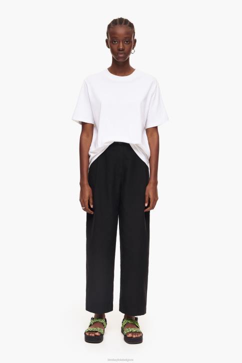 linnen broek Bimba Y Lola zwart kleding 4HDL404