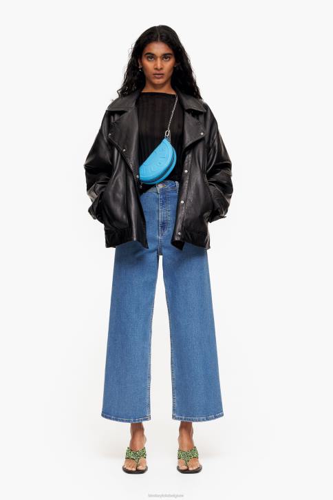 culotte - spijkerbroek met hoge taille Bimba Y Lola blauw kleding 4HDL445