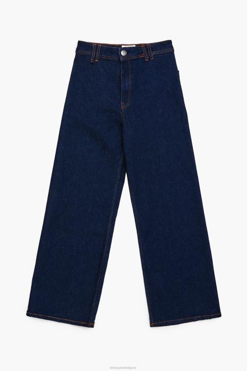 culotte - spijkerbroek met hoge taille Bimba Y Lola donkerblauw kleding 4HDL524