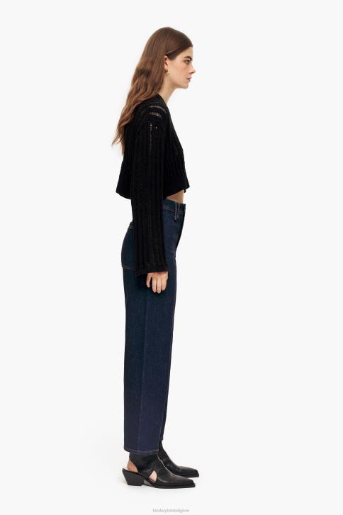 culotte - spijkerbroek met hoge taille Bimba Y Lola donkerblauw kleding 4HDL524