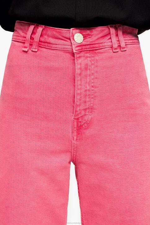 culotte - spijkerbroek met hoge taille Bimba Y Lola kers kleding 4HDL447
