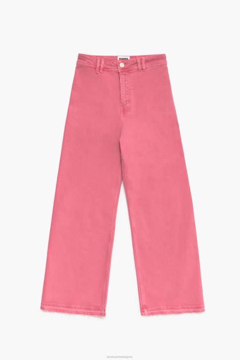 culotte - spijkerbroek met hoge taille Bimba Y Lola kers kleding 4HDL521