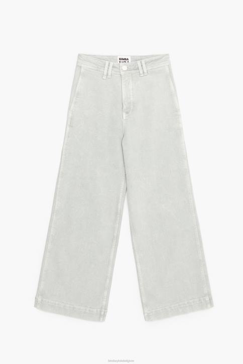 culotte - spijkerbroek met hoge taille Bimba Y Lola muntgroen kleding 4HDL519
