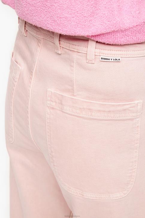 culotte - spijkerbroek met hoge taille Bimba Y Lola roze kleding 4HDL446