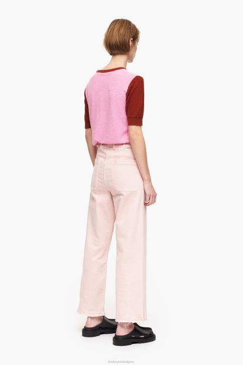 culotte - spijkerbroek met hoge taille Bimba Y Lola roze kleding 4HDL520