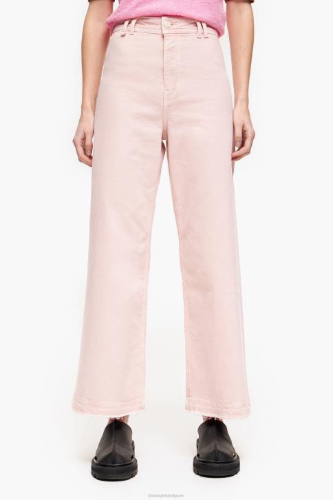 culotte - spijkerbroek met hoge taille Bimba Y Lola roze kleding 4HDL520