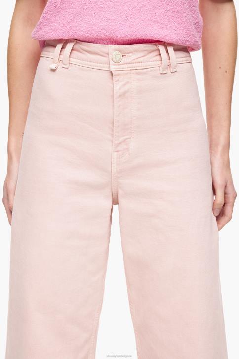 culotte - spijkerbroek met hoge taille Bimba Y Lola roze kleding 4HDL520