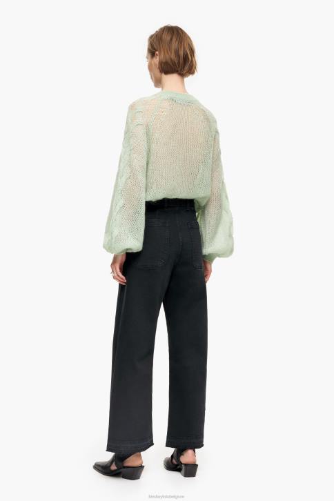 culotte - spijkerbroek met hoge taille Bimba Y Lola zwart kleding 4HDL441