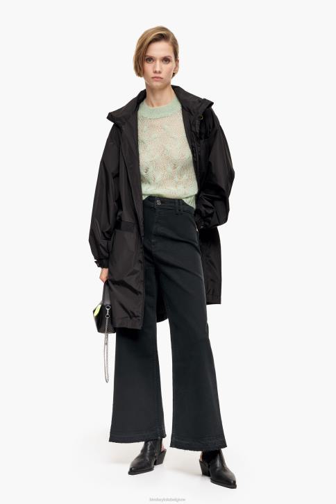 culotte - spijkerbroek met hoge taille Bimba Y Lola zwart kleding 4HDL441