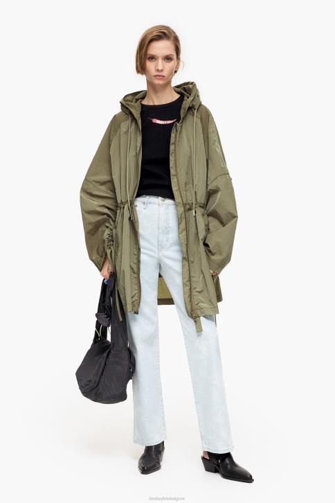rechte cropped jeans met pandaprint en camouflageprint Bimba Y Lola blauw kleding 4HDL451