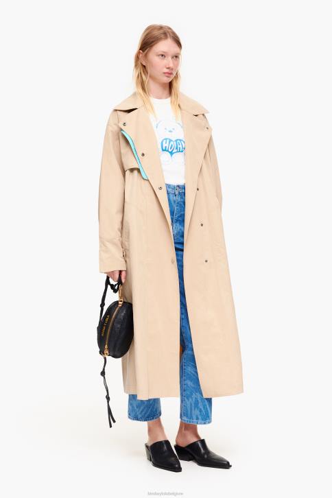 rechte cropped jeans met vlindervleugelprint Bimba Y Lola blauw kleding 4HDL534
