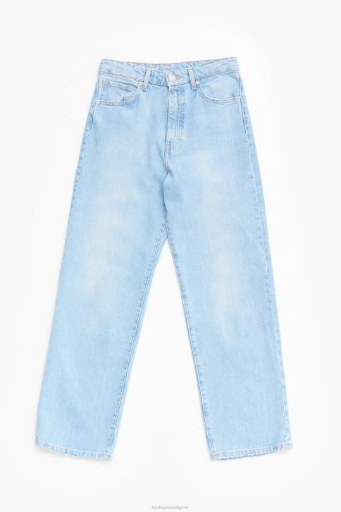 rechte cropped - rechte jeans Bimba Y Lola blauw kleding 4HDL535