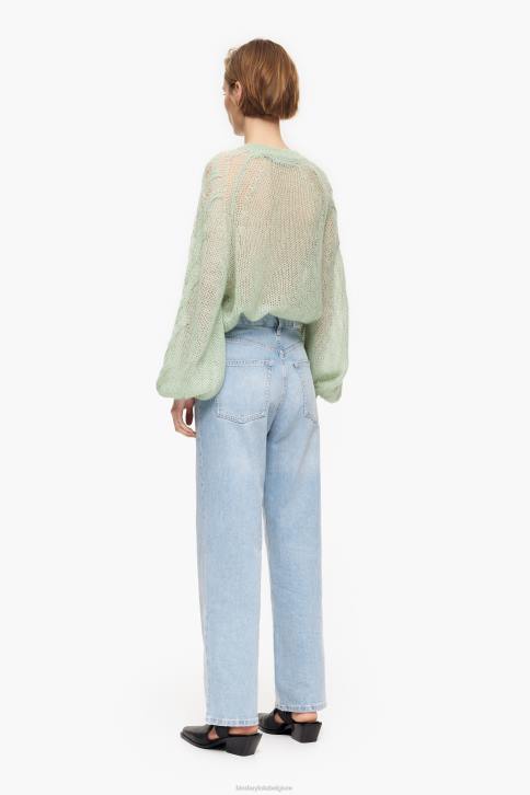 rechte cropped - rechte jeans Bimba Y Lola blauw kleding 4HDL535