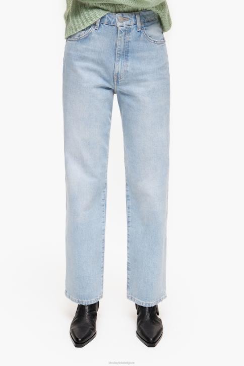 rechte cropped - rechte jeans Bimba Y Lola blauw kleding 4HDL535
