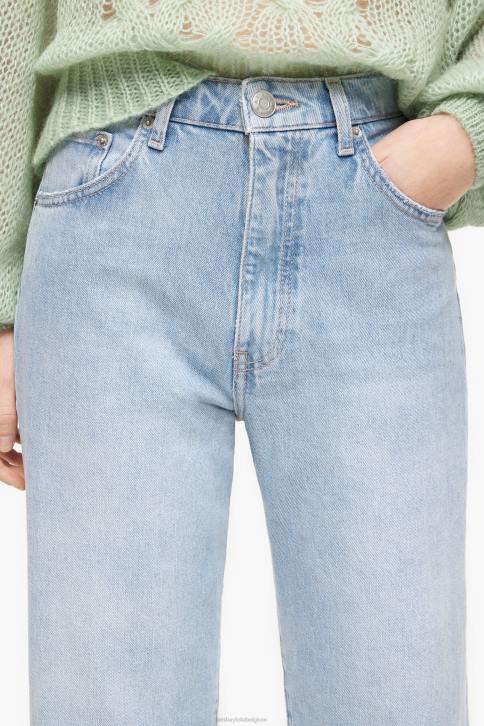rechte cropped - rechte jeans Bimba Y Lola blauw kleding 4HDL535