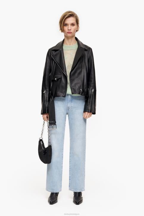 rechte cropped - rechte jeans Bimba Y Lola blauw kleding 4HDL535