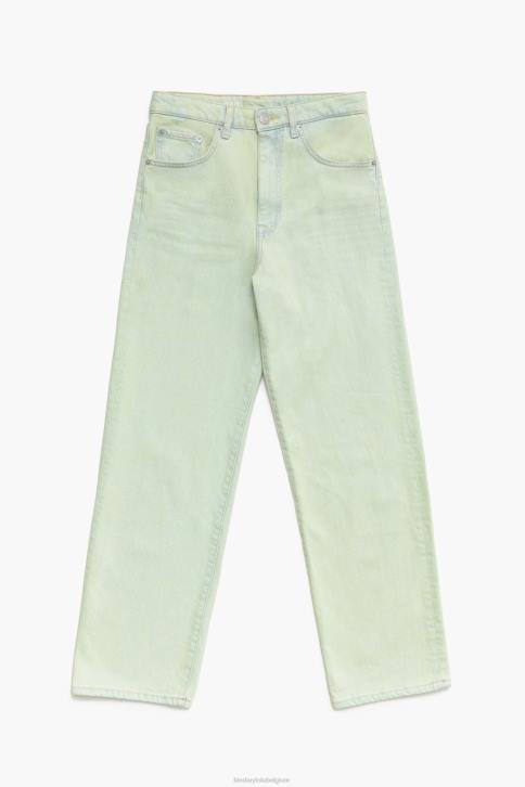 rechte cropped - rechte jeans Bimba Y Lola munt kleding 4HDL536
