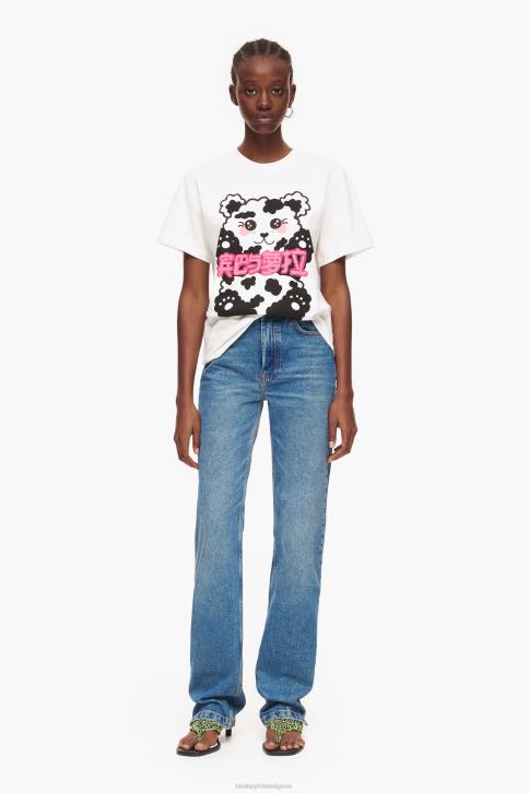 rechte volledige lengte - rechte jeans Bimba Y Lola blauw kleding 4HDL448