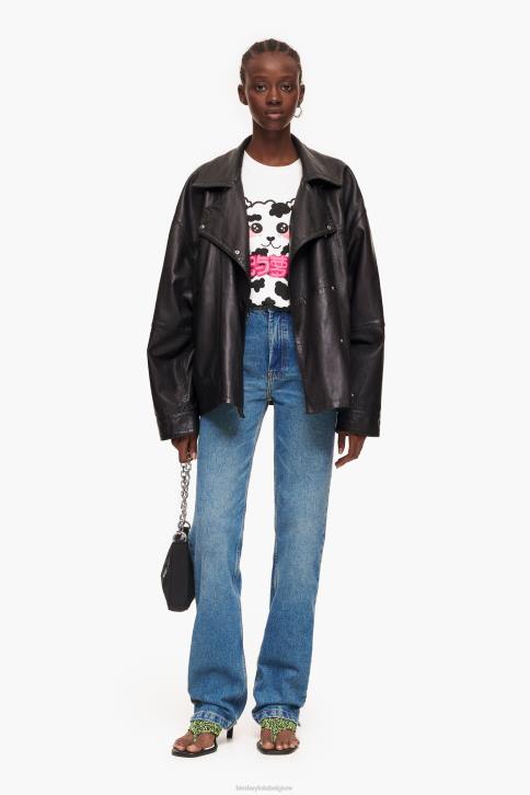 rechte volledige lengte - rechte jeans Bimba Y Lola blauw kleding 4HDL448