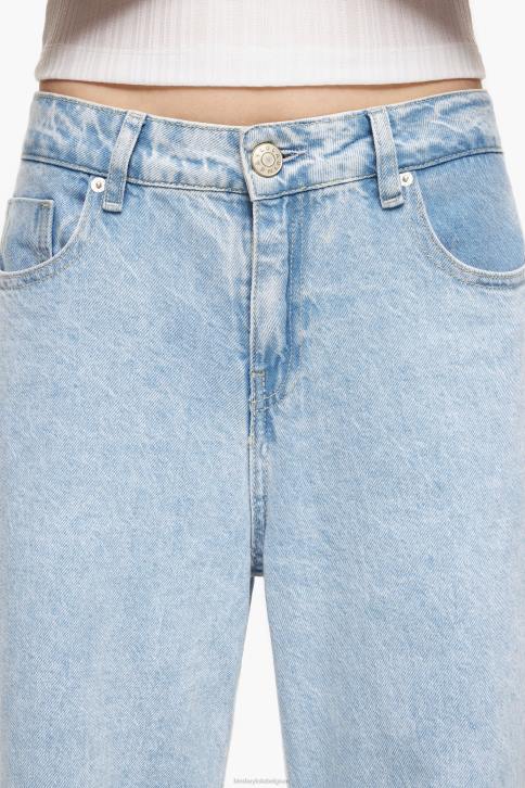 wijde pijpen - jeans met wijde pijpen Bimba Y Lola blauw kleding 4HDL432