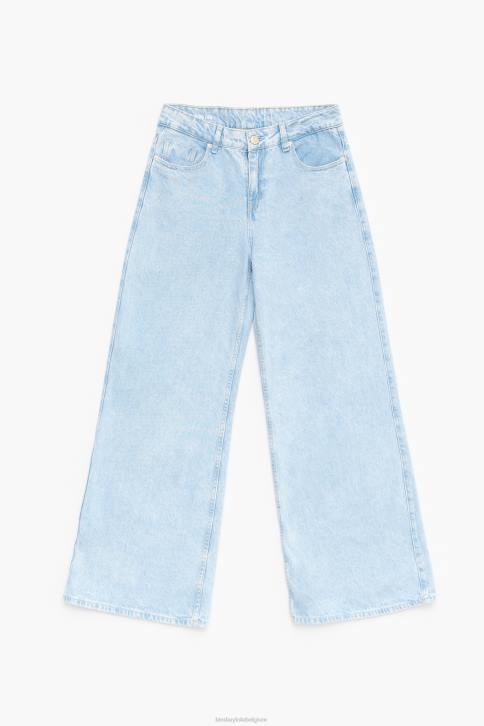 wijde pijpen - jeans met wijde pijpen Bimba Y Lola blauw kleding 4HDL506