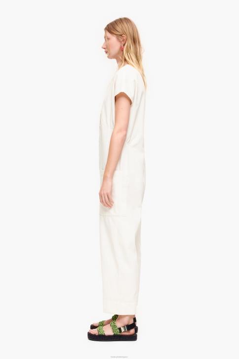 denim lange jumpsuit Bimba Y Lola ivoor kleding 4HDL194