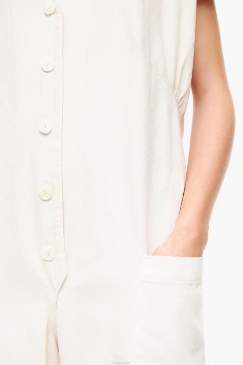 denim lange jumpsuit Bimba Y Lola ivoor kleding 4HDL194