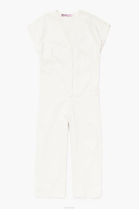 denim lange jumpsuit Bimba Y Lola ivoor kleding 4HDL194
