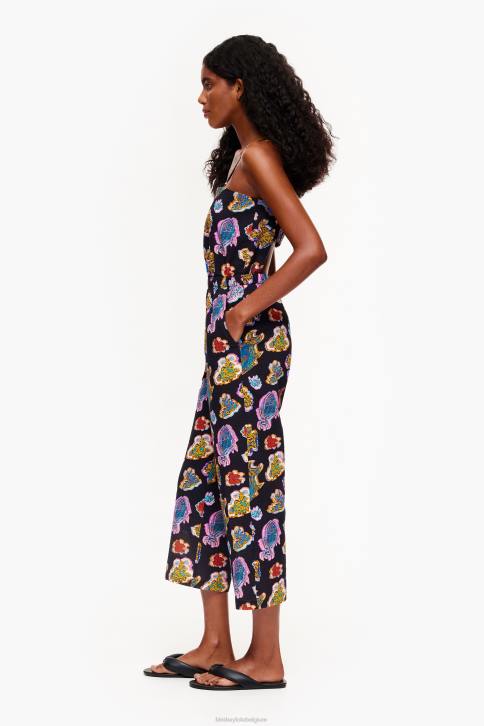 lange vis zee vloeistof jumpsuit Bimba Y Lola zwart kleding 4HDL177