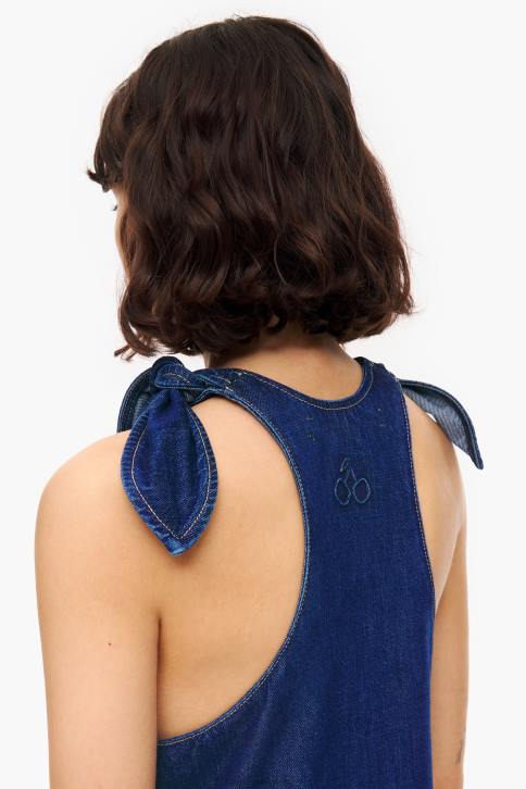 donkere a-lijn spijkerjurk Bimba Y Lola blauw kleding 4HDL202