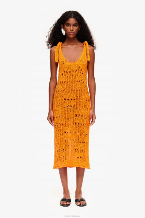 gehaakte onderjurk Bimba Y Lola oranje kleding 4HDL174