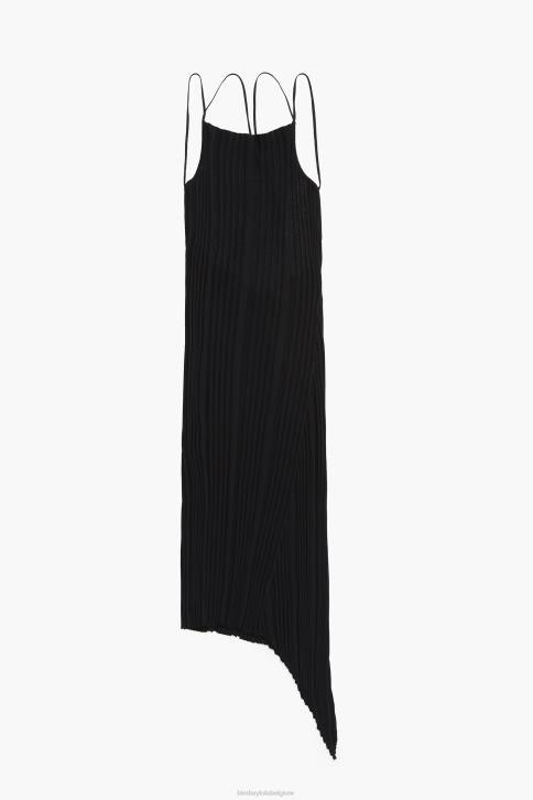 getailleerde midi-jurk Bimba Y Lola zwart kleding 4HDL237