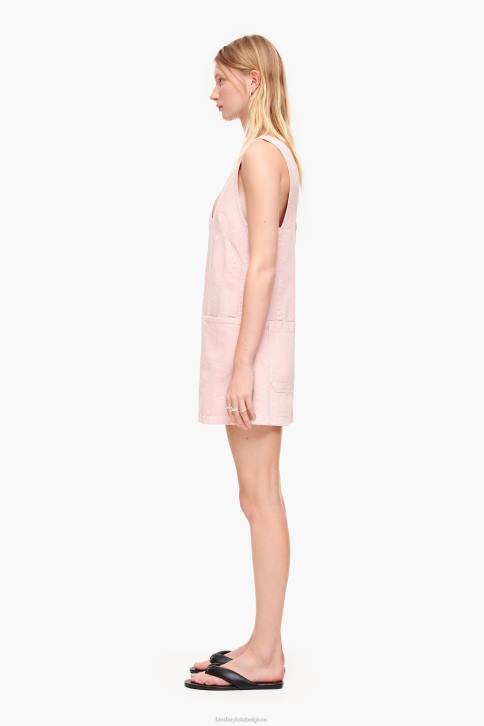 lichte korte spijkerjurk Bimba Y Lola roze kleding 4HDL192