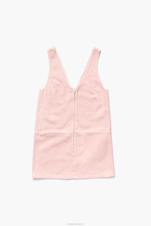 lichte korte spijkerjurk Bimba Y Lola roze kleding 4HDL192