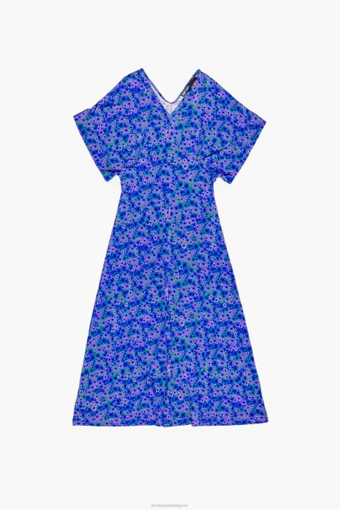midi-jurk met volledige print Bimba Y Lola bloemen kleding 4HDL209