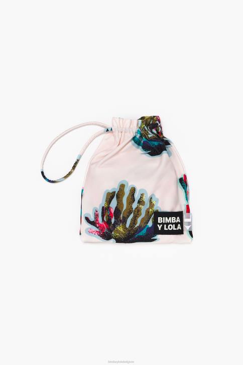 bikini met koraalprint Bimba Y Lola wit kleding 4HDL879