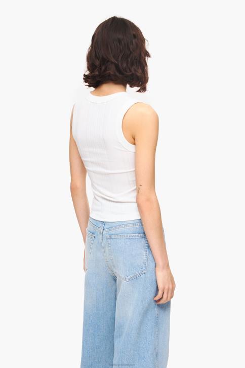 getailleerde top Bimba Y Lola wit kleding 4HDL249