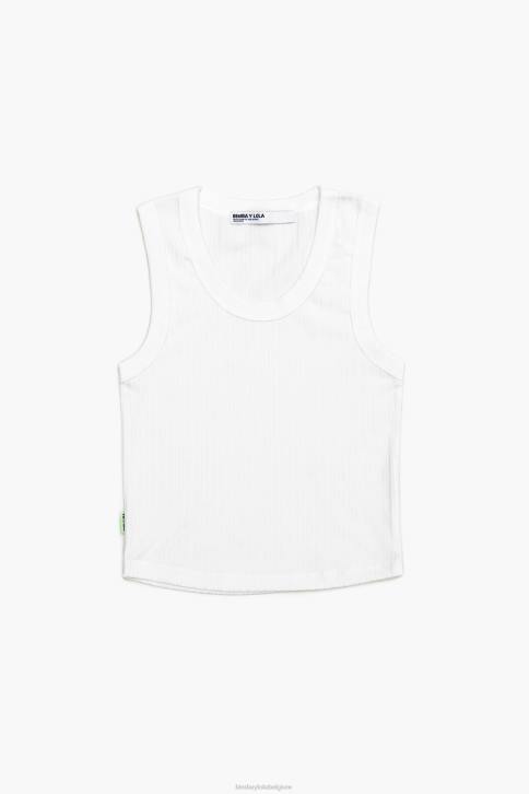 getailleerde top Bimba Y Lola wit kleding 4HDL249