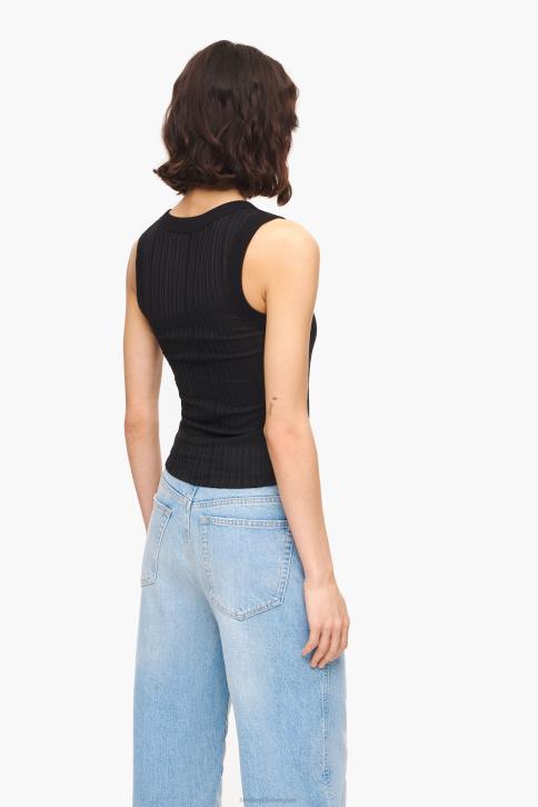 getailleerde top Bimba Y Lola zwart kleding 4HDL248
