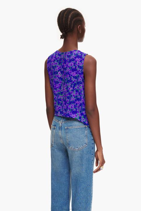minitopje met volledige print Bimba Y Lola bloemen kleding 4HDL345