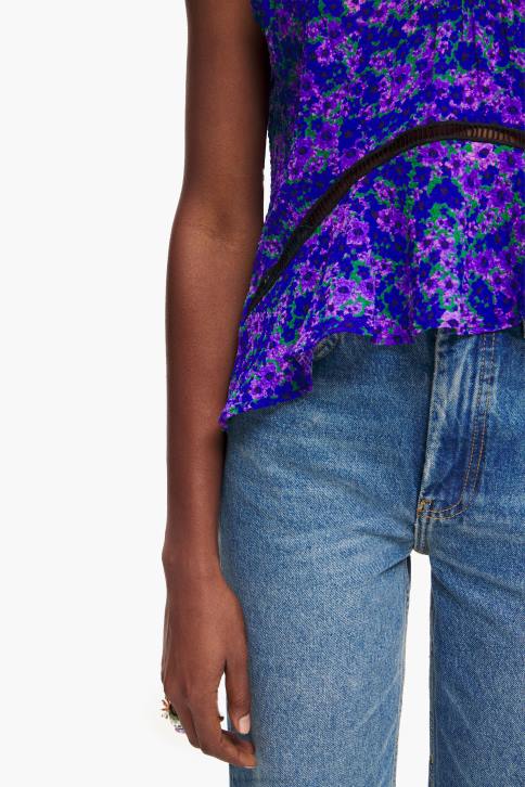 minitopje met volledige print Bimba Y Lola bloemen kleding 4HDL345