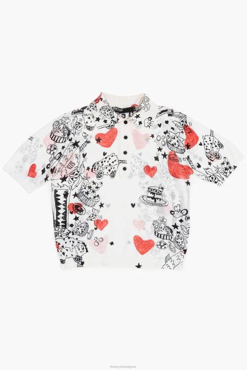 getailleerd hart poloshirt Bimba Y Lola bijnaam kleding 4HDL374