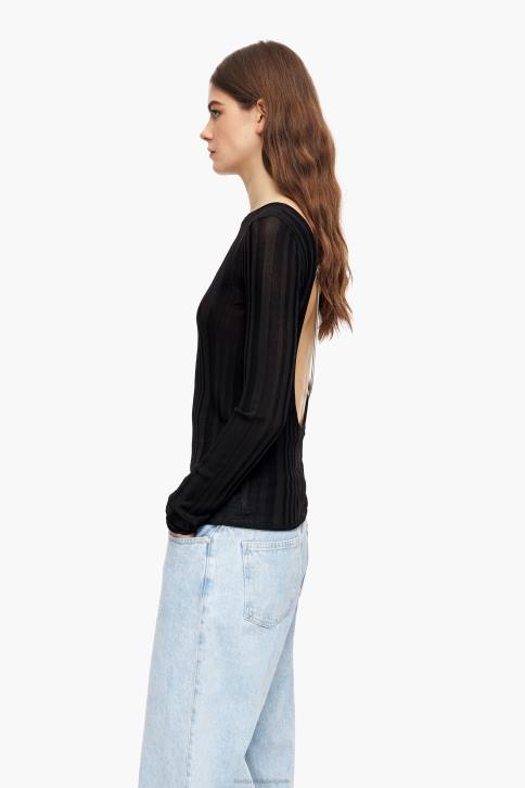 getailleerde trui Bimba Y Lola zwart kleding 4HDL384